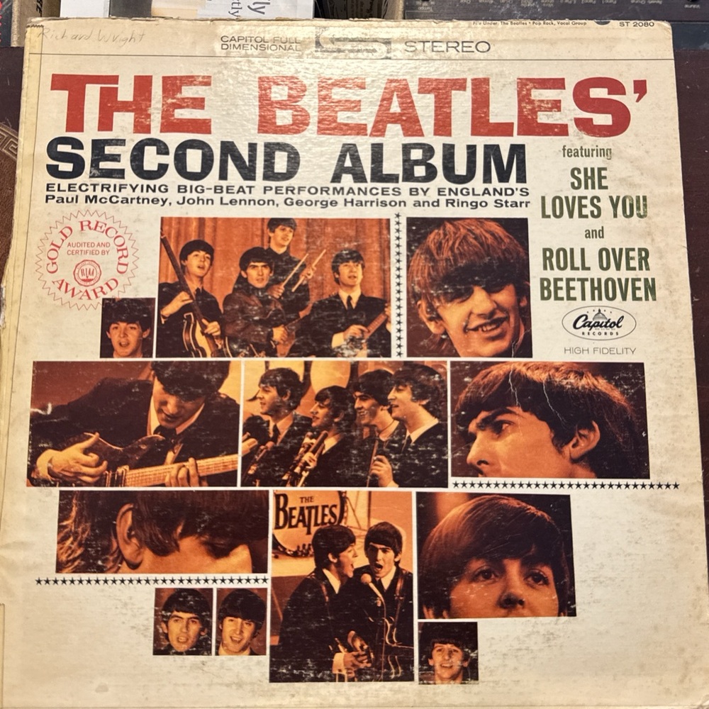 The Beatles Second Album - Red and Black Cover